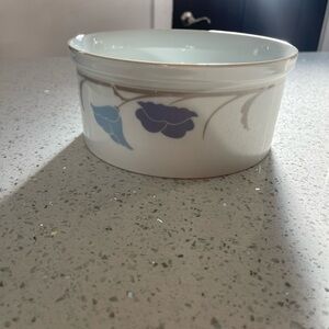 Vintage Floral Ceramic Bowl